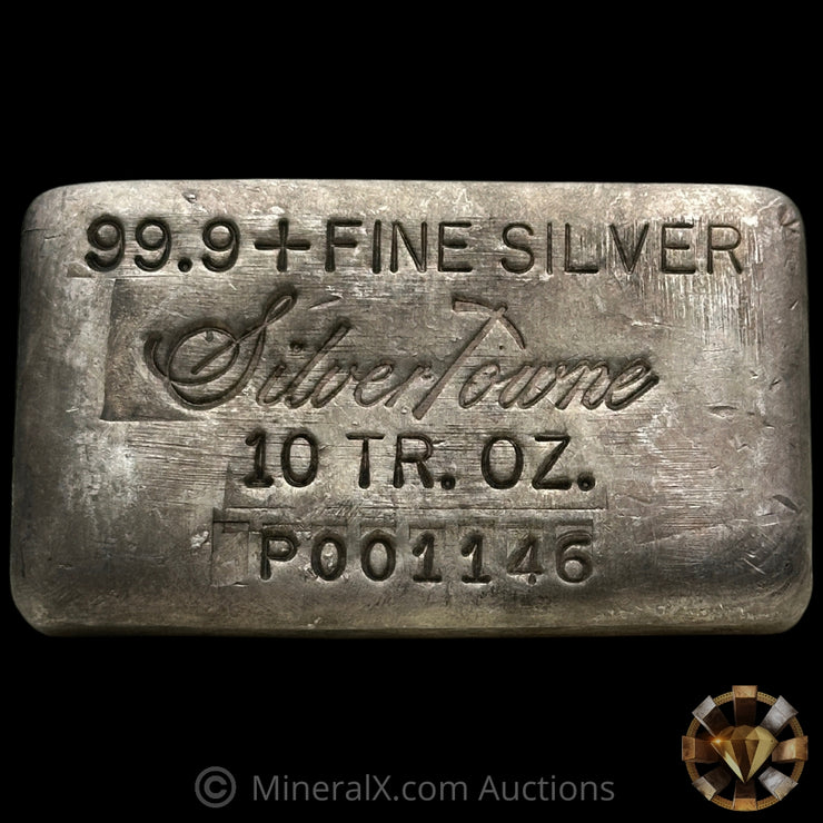 10oz Engelhard Silvertowne Vintage Silver Bar