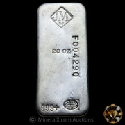 20oz JM Johnson Matthey F Serial Vintage Silver Bar