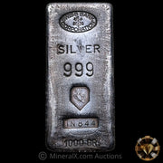 Kilo Swiss Bank Corporation Vintage Silver Bar