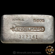 5oz Engelhard Bull Logo Vintage Silver Bar