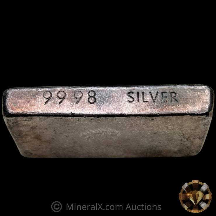 500g ABC Australian Bullion Company LTD SCCC Counterstamp Vintage Silver Bar