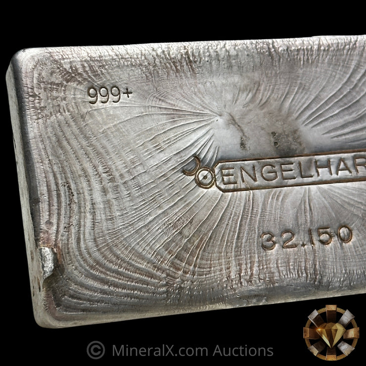 32.150oz (Kilo) Engelhard 2nd Series Vintage Silver Bar