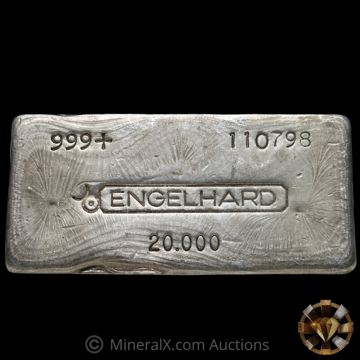 20oz Engelhard 4th Series Vintage Silver Bar