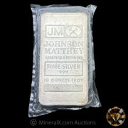 10oz JM Johnson Matthey Vintage Silver Bar