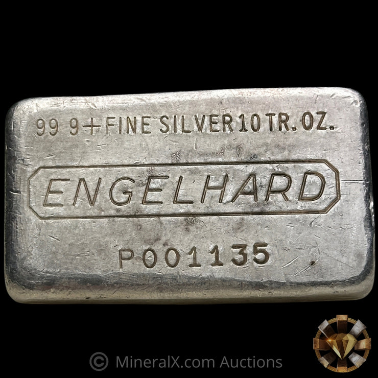 10oz Engelhard Early P Series Vintage Silver Bar