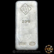 25oz JM Johnson Matthey Vintage Silver Bar