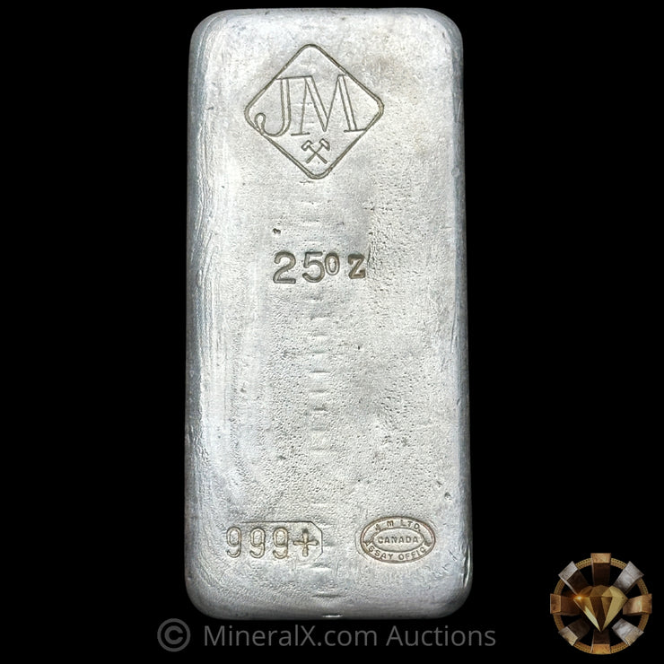 25oz JM Johnson Matthey Vintage Silver Bar