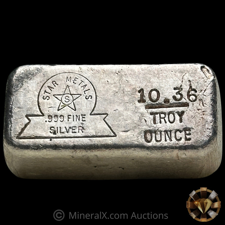 10.36oz Star Metals Vintage Silver Bar