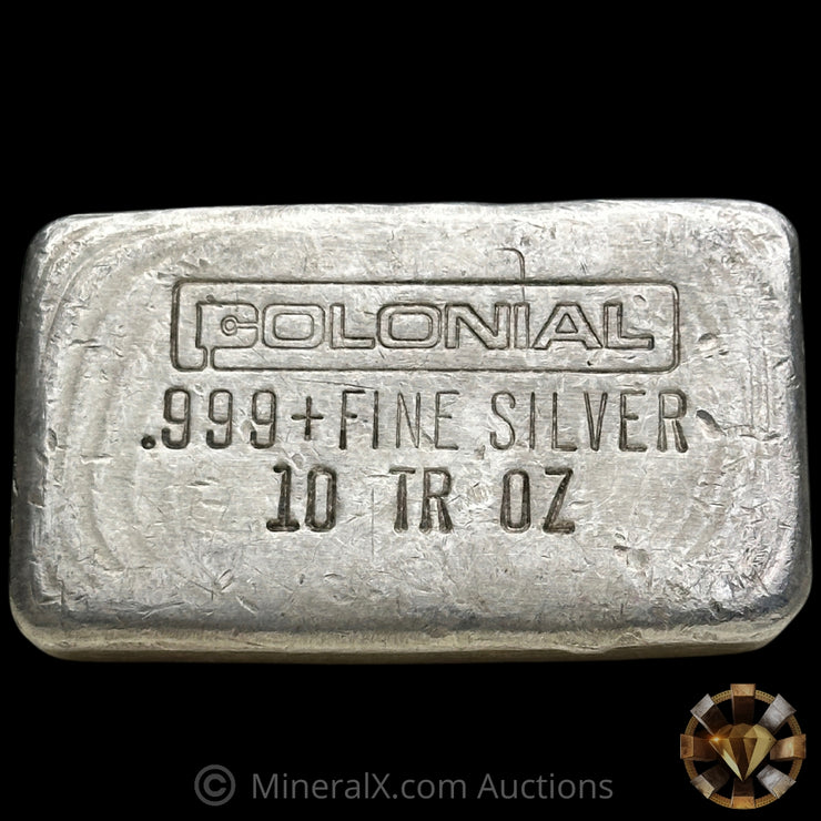 10oz Colonial Vintage Silver Bar