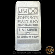 10oz 1982 Johnson Matthey JM Ranchers Exploration Escalante Mine Vintage Silver Bar