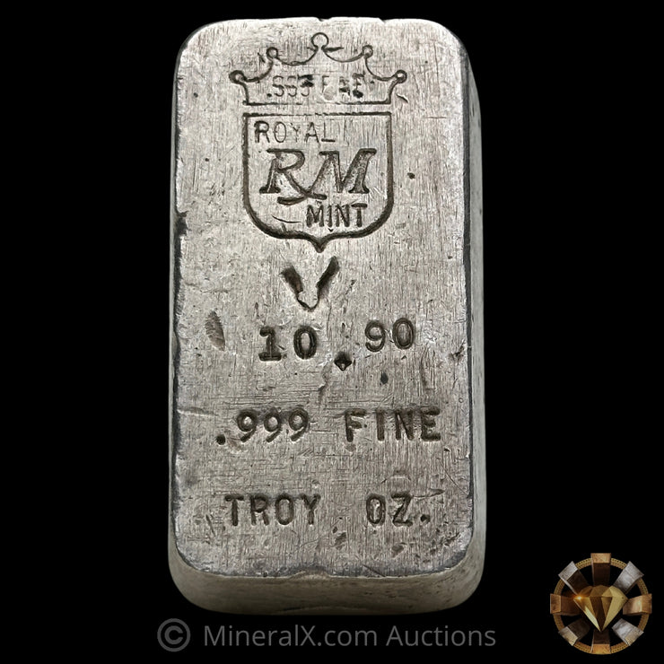 10.90oz Royal Mint RM Vintage Silver Bar