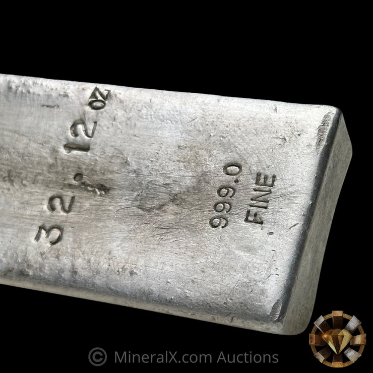 32.12oz (Kilo) 1981 Homestake Mining Company Vintage Silver Bar