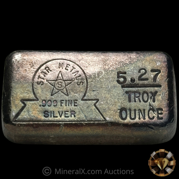 5.27oz Star Metals Vintage Silver Bar
