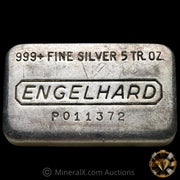 5oz Engelhard P Loaf Vintage Silver Bar