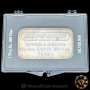 1oz Engelhard Industries Vintage Silver Bar In Vintage Black Case