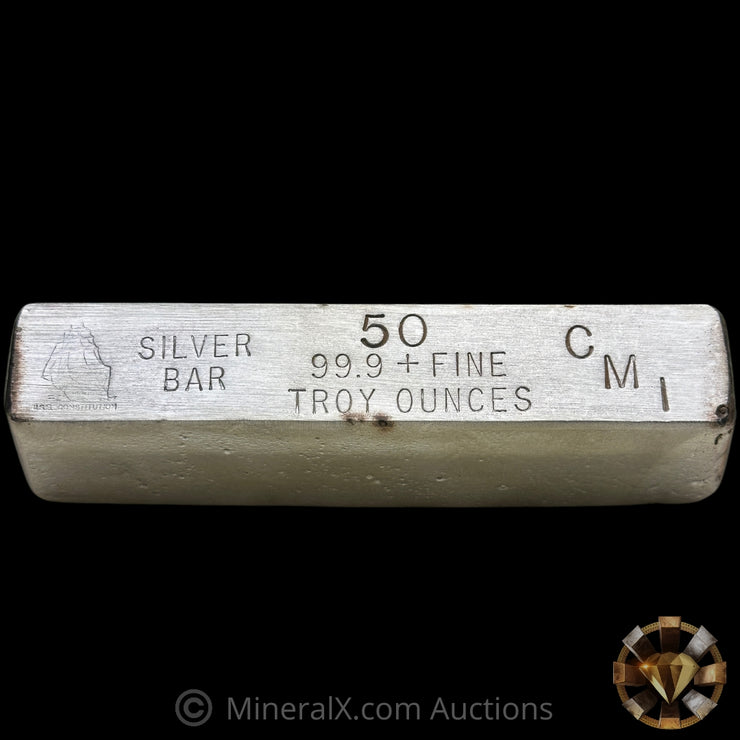 50oz CMI Constitutional Mint Vintage Silver Bar