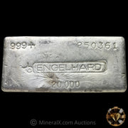 20oz Engelhard Bull Logo 8th Series Vintage Silver Bar