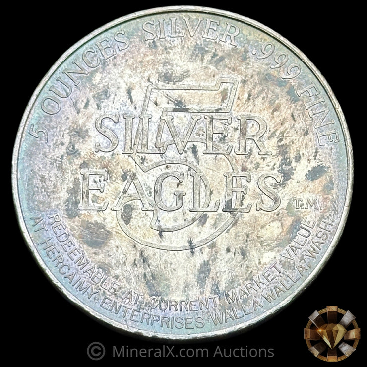 5oz 1969 W H Foster / Hercaimy Eagles Nest Vintage Silver Coin