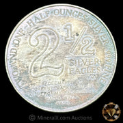 2 1/2oz 1969 W H Foster / Hercaimy Eagles Nest Vintage Silver Coin