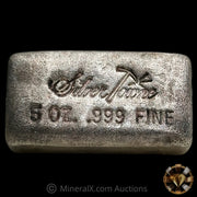 5oz Silvertowne 3rd Series Vintage Silver Bar With Inverted Serial