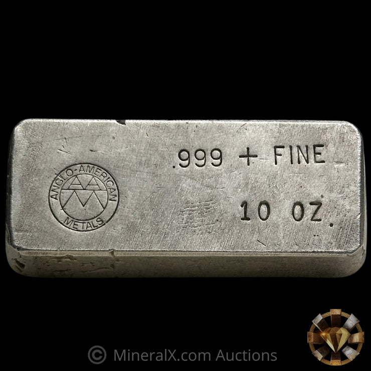 10oz Angelo American Metals Vintage Silver Bar