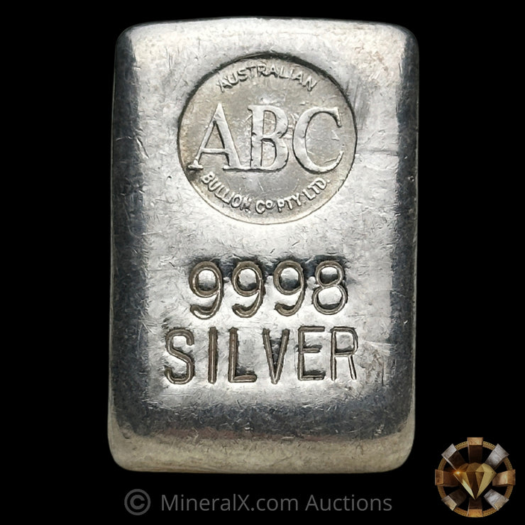 2.5oz ABC Australian Bullion Co Vintage Silver Bar