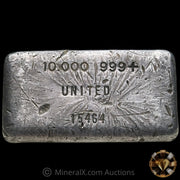 10oz Engelhard United Center Logo Vintage Silver Bar