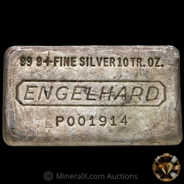 10oz Engelhard Early P Series Vintage Silver Bar