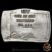1.81oz 1976 Nevada City Mint Vintage Silver Bar