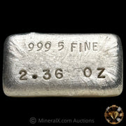 2.36oz Unstamped Alexander Westerfall Vintage Silver Bar