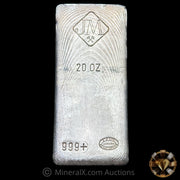 20oz JM Johnson Matthey Vintage Silver Bar