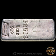 Kilo Engelhard London Vintage Silver Bar With Mocatta & Goldsmid Counterstamp