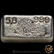 5.8oz Midsouth Smelter Vintage Silver Bar