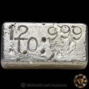 12oz Midsouth Smelter Double Hallmark Vintage Silver Bar