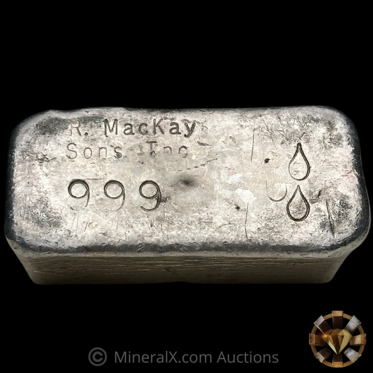13.21oz B R Mackay & Sons Inc Vintage Silver Bar