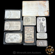 x9 1oz Misc Vintage Silver Bars