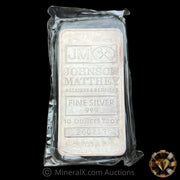 10oz JM Johnson Matthey Vintage Silver Bar