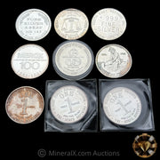 x9 1oz Misc Vintage Silver Coins