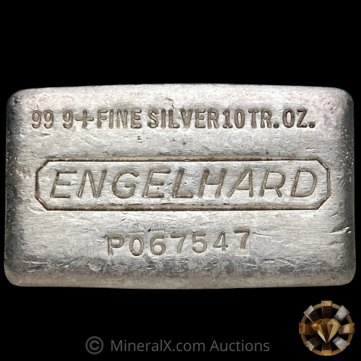 10oz Engelhard Waffleback Vintage Silver Bar