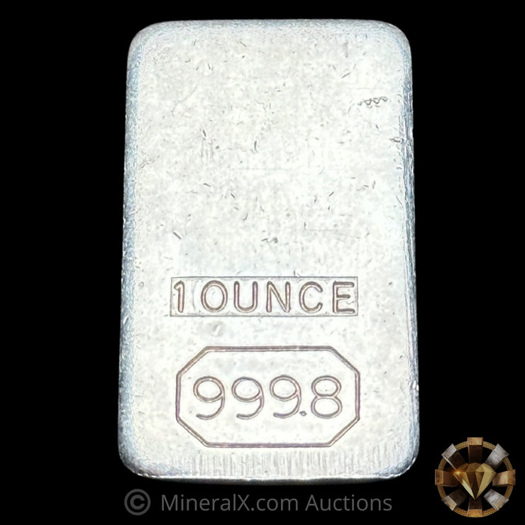 1oz Unknown Australian Refiner Vintage Silver Bar