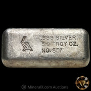 5oz GA Golden Analytical Vintage Silver Bar