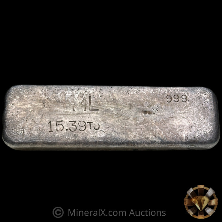 15.39oz ML Vintage Silver Bar