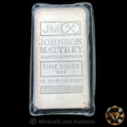 10oz 1982 JM Johnson Matthey Ranchers Exploration Escalante Mine Silver Bar In Original Seal