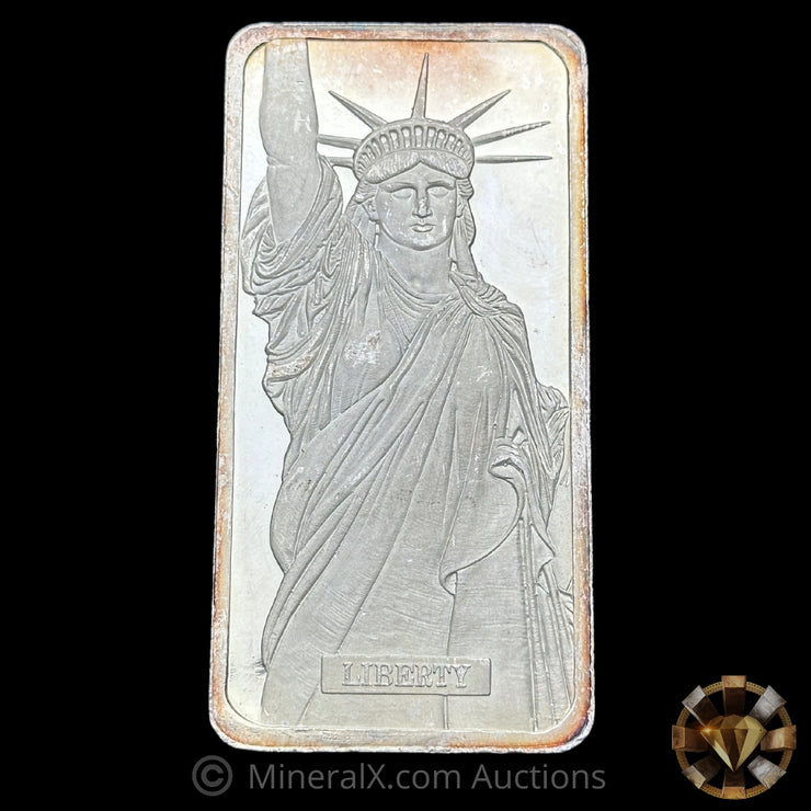 10oz JM Johnson Matthey Liberty Trade Vintage Silver Bar