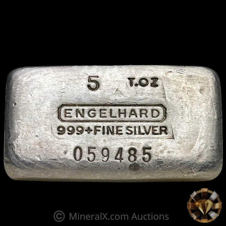 5oz Engelhard 7th Series Vintage Silver Bar