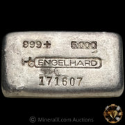 5oz Engelhard Bull Logo Vintage Silver Bar