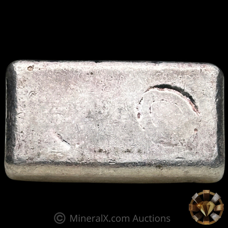 5oz Engelhard Bull Logo Vintage Silver Bar