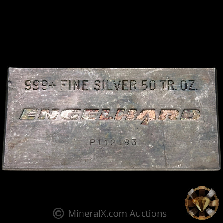 50oz Engelhard Vintage Silver Bar