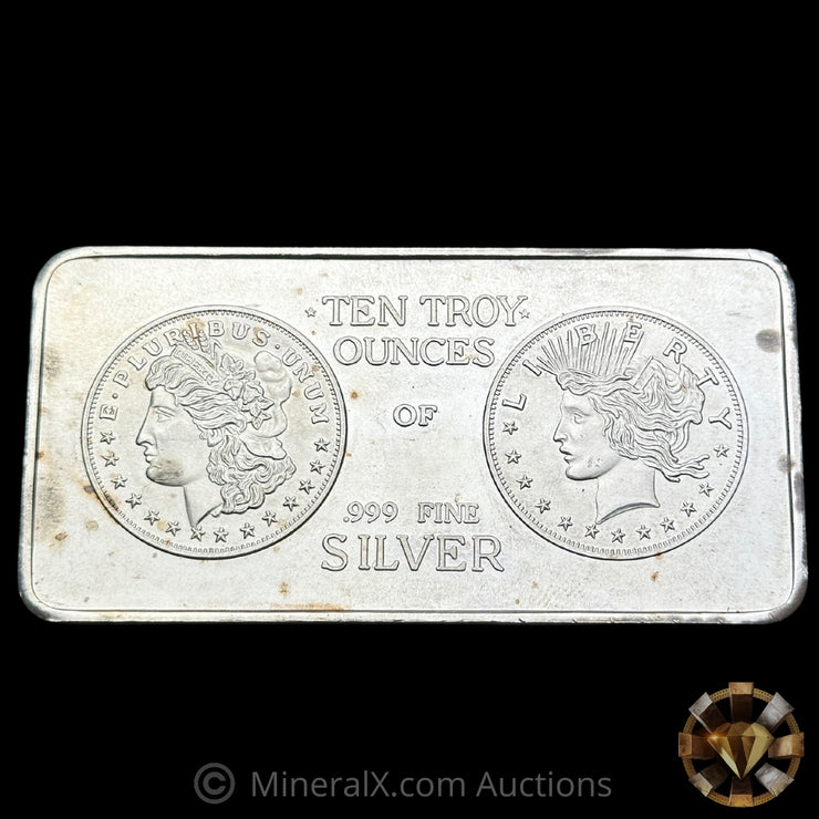 10oz Portland Mint Vintage Silver Bar