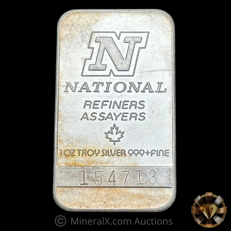 1oz National Vintage Silver Bar
